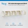 ICC 110 Cable Management Block Without Feet, Cable Organizer for 110 Wiring Blocks, Maintains Bend Radius, UL 1863, TAA Compliant view 2