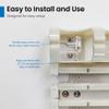 ICC 110 Cable Management Block Without Feet, Cable Organizer for 110 Wiring Blocks, Maintains Bend Radius, UL 1863, TAA Compliant view 4