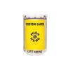Saftey Technology SS2210 yellow button cvr w/psh&ky view 1