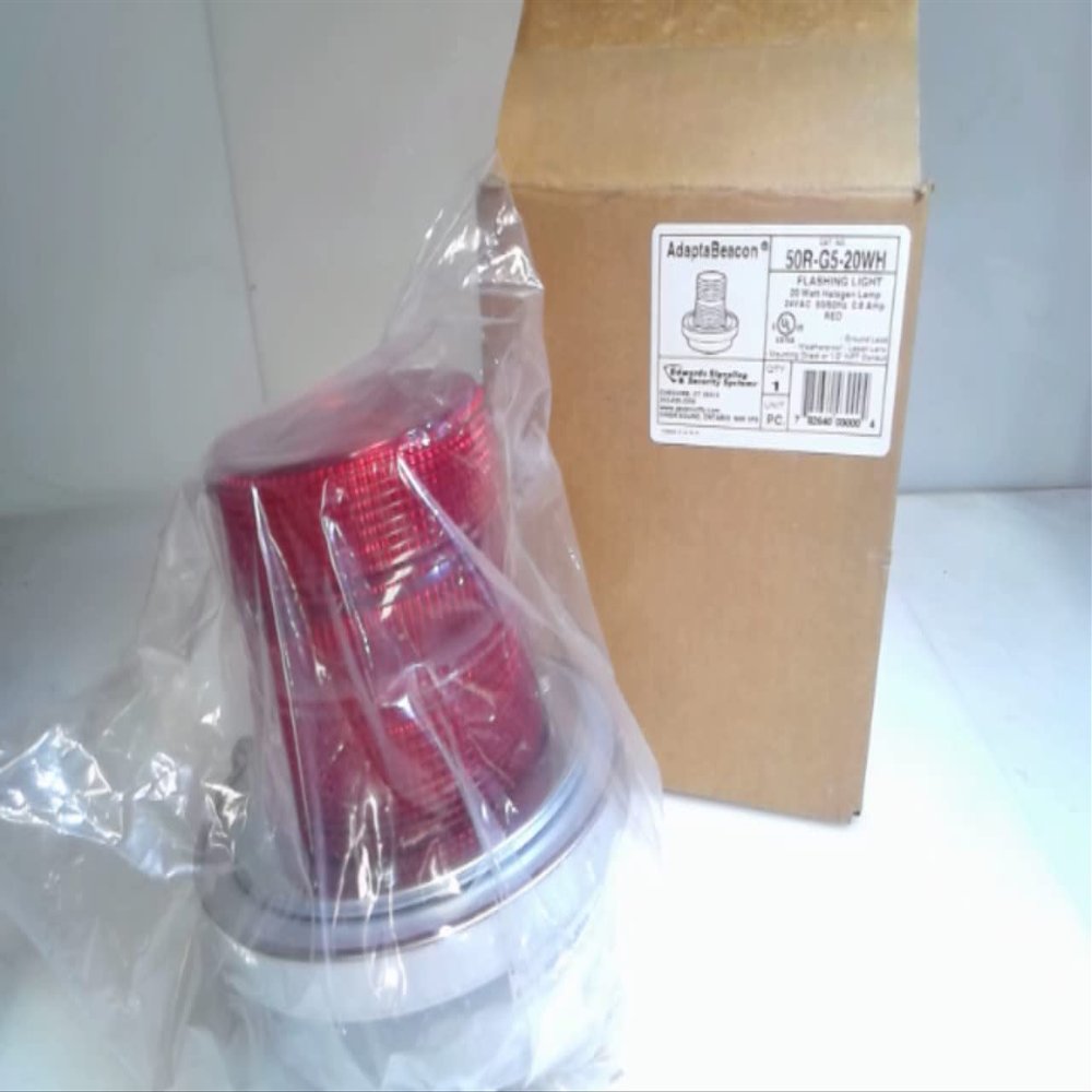 Edwards Signaling 50R-G5-20WH FLASH_RED_24AC