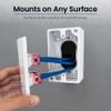 ICC 1-Gang Surface Mount Junction Box, Raceway Compatible, Ivory, 1-Pack view 3