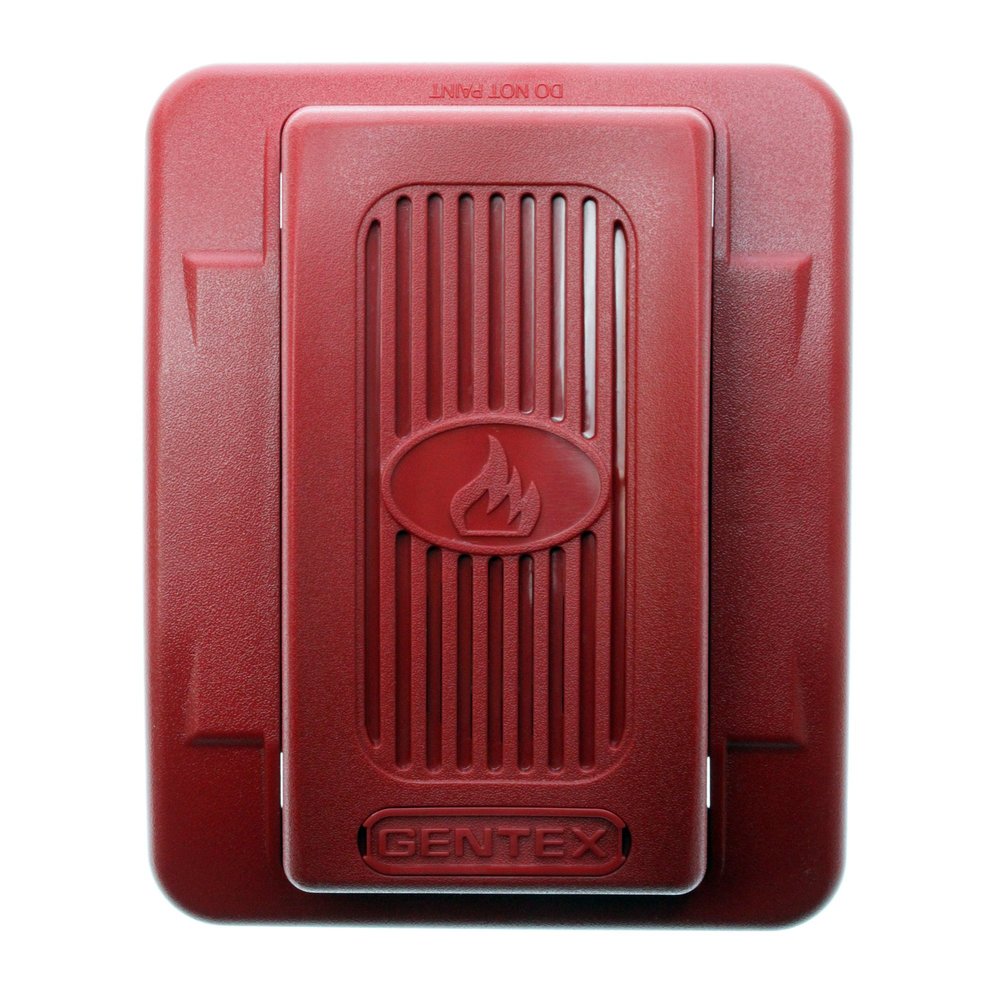 GENTEX GEH24-R 904-1205-002 Remote Audible Alarm Horn, Wall Mount, Red, 24-Vdc, Red