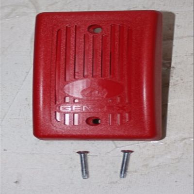 Gentex GX93-R Fire Evacuation, 12VDC/24VDC Remote Mini-Horn for Supervised Systems - Red Faceplate