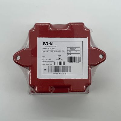 Eaton WBB-R-1/2T-1/2B Mounting Box - Red