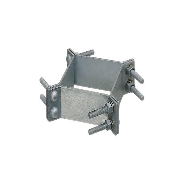 Mass Pro Denko CM120 Mast Connection Fittings, Compatible Mast Diameter: 3.4-4.9 inches (87-125 mm), Hot Dipped Galvanized