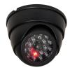 VideoSecu Dome Surveillance Security Dummy Imitation Camera Fake Security Camera Simulated Infrared IR LED Fake Camera with Blinking Light CCTV Surveillance, Security Warning Sticker AA3 view 1