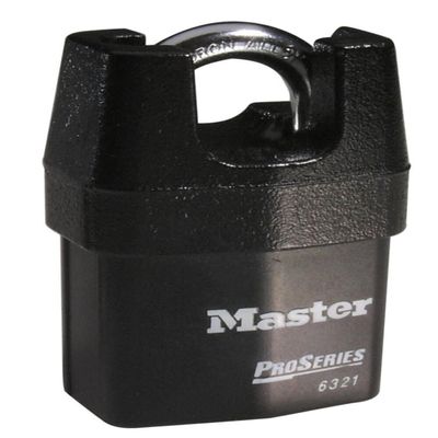 Master Lock 2-1/8In (54Mm) Wide Proseries Shrouded Laminated Steel Rekeyable Pin Tumbler Padlock Keyed Alike