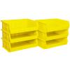 Akro-Mils 30255 AkroBins Plastic Storage Bins, 11"x16"x5", Yellow, 6-Pack view 1