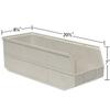 Akro-Mils 30348 1800 Series AkroBin Plastic Stacking Storage Bin, (20-1/2-Inch L x 8-1/4-Inch W x 7-Inch H), Beige, (6-Pack) view 4