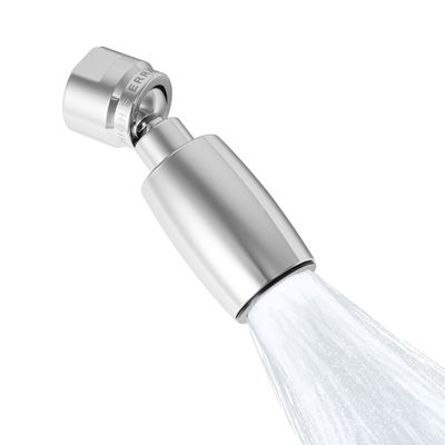 High Sierra - CLASSIC Solid Metal 1.5 GPM Award Winning. Ultra Low Flow Shower Head. Lead-Free. Patented Nozzle Never Clogs - Polished Chrome Finish