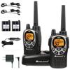 Midland GXT1000VP4 GMRS Two-Way Radio (50-Channel, Long Range, 142 Privacy Codes, SOS, NOAA, Rechargeable Nickle Battery, Black/Silver, 2-Pack) view 1
