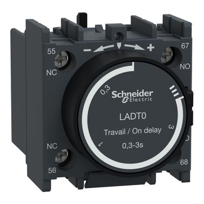 SCHNEIDER ELECTRIC LADT0 model Name 0.10 Sec. To 3.00 Sec. On Delay Iec Timer Module