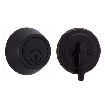Reliant by Weslock Single Cylinder Deadbolt, Oil-Rubbed Bronze (RE-00271-1-1FR22) - Keyed Entry
