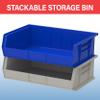 Akro-Mils 30255 AkroBins Plastic Storage Bins, 11"x16"x5", Blue, 6-Pack view 4