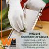 Wells Lamont Industrial Whizard Knifehandler Cut Resistant Gloves (3333) ANSI Cut Level A9, Stainless Steel & High Performance Fibers, CFR 21 Food Safe, Safety Gloves, Medium, Single Glove view 2