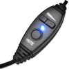 Andrea Communications NC-181VM USB On-Ear Monaural Computer Headset with Noise-canceling Microphone, in-line Volume/Mute Controls, and Built-in External Sound Card and USB Plug, Black, Grey, Silver view 2