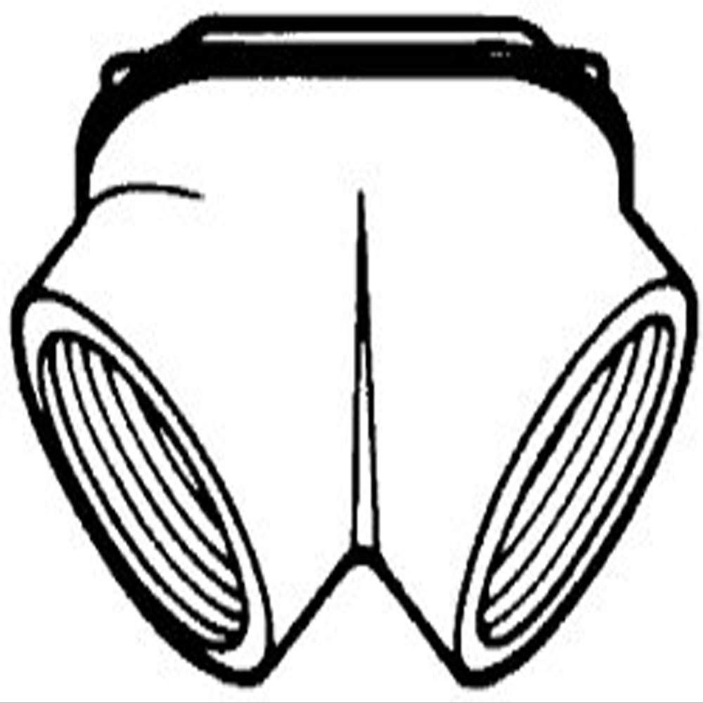 Crouse-Hinds 820 Malleable Iron 90 Degree Pulling Elbow 1/2 Inch