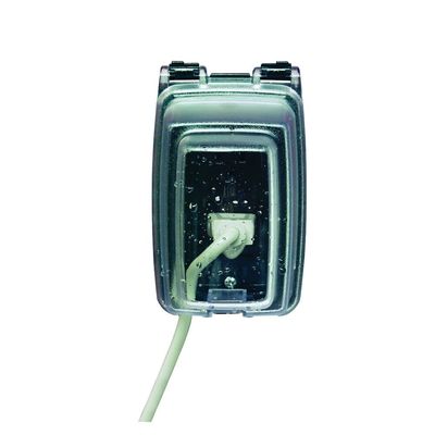 Intermatic WP1010C 1 Gang Vertical 3-1/8-Inch Outdoor in use Box Cover, Clear