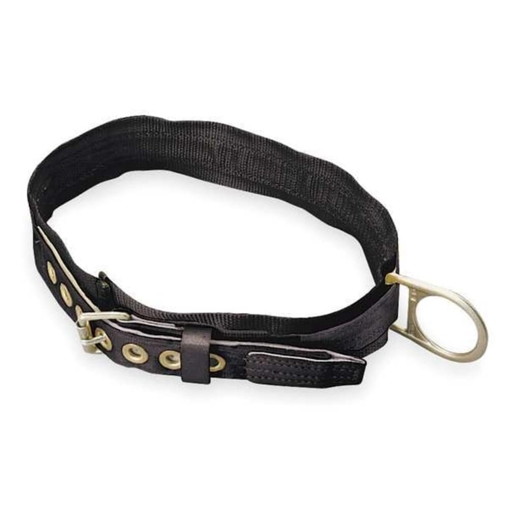 Miller Honeywell Safety Products by Single D-Ring Body Belt with 3-Inch Back Pad, Medium (3NA/MBK), Black