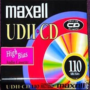 Maxell UDII CD 110 Minute High Bias Audio Cassette