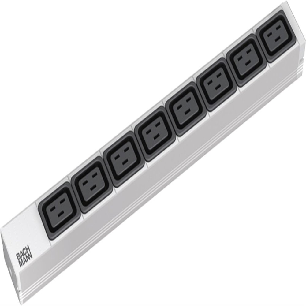 Bachmann 333.815 Multi-Plug bar with 8 IEC C19 sockets
