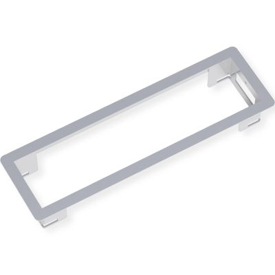Bachmann Power Frame - Built in Frame Stainless Steel, Short, 3-Way, 317.001 (Stainless Steel, Short, 3-Way for Installation in Countertops, Housing Stainless & Visible Side Polished)