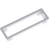 Bachmann Power Frame - Built in Frame Stainless Steel, Short, 3-Way, 317.001 (Stainless Steel, Short, 3-Way for Installation in Countertops, Housing Stainless & Visible Side Polished) view 1