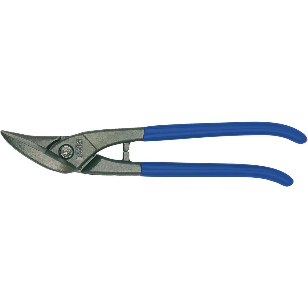 Bessey D216-280L Left Cutting Straight Cutting Snips, Blue/Grey