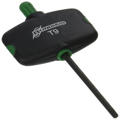 Bondhus 34709 T9 Star Tip Wing Handle Driver with ProGuard Finish, 1.5", 2 Piece