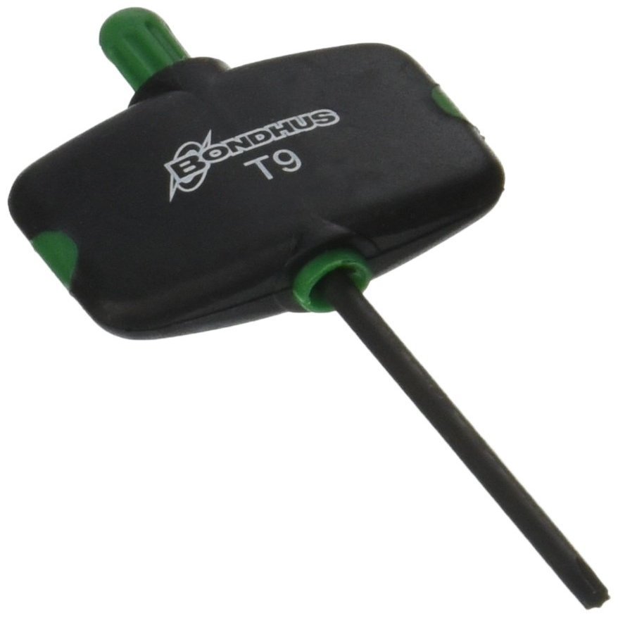 Bondhus 34709 T9 Star Tip Wing Handle Driver with ProGuard Finish, 1.5", 2 Piece