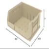 Akro-Mils 30250 AkroBins Plastic Storage Bins, 15"x16"x7", Stone, 6-Pack view 4