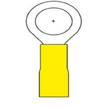 3M Ring Tongue, Nylon Insulated w/Insulation Grip 12-10 AWG, 94748, 13-56S-NB