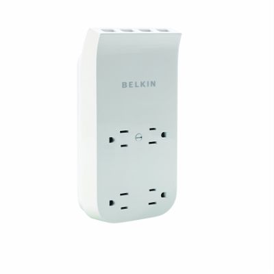 Home Power Central 4-AC/1A Outlet 4 USB Port