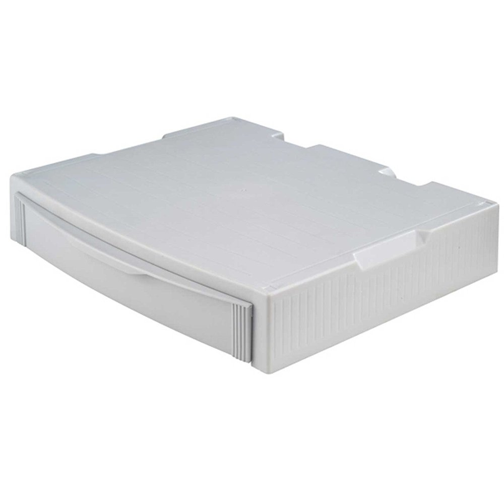 HAN 9250-11, Monitor Stand. Expert Monitor Stand with 1 Drawer, Stable, Stylish and Stackable, Grey