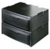 HAN 9250-11, Monitor Stand. Expert Monitor Stand with 1 Drawer, Stable, Stylish and Stackable, Grey view 3