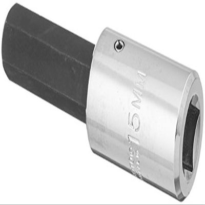 1/2" Drive Hex Bit Socket - 15 mm