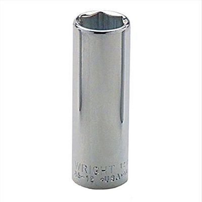 Wright Tool 3526 3/8" Drive 6 Point Deep Socket, 13/16"