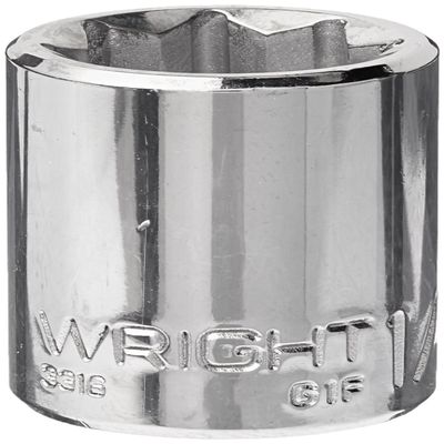 Wright Tool 3316 3/8" Drive Special 8 Point Standard Socket, 1/2"