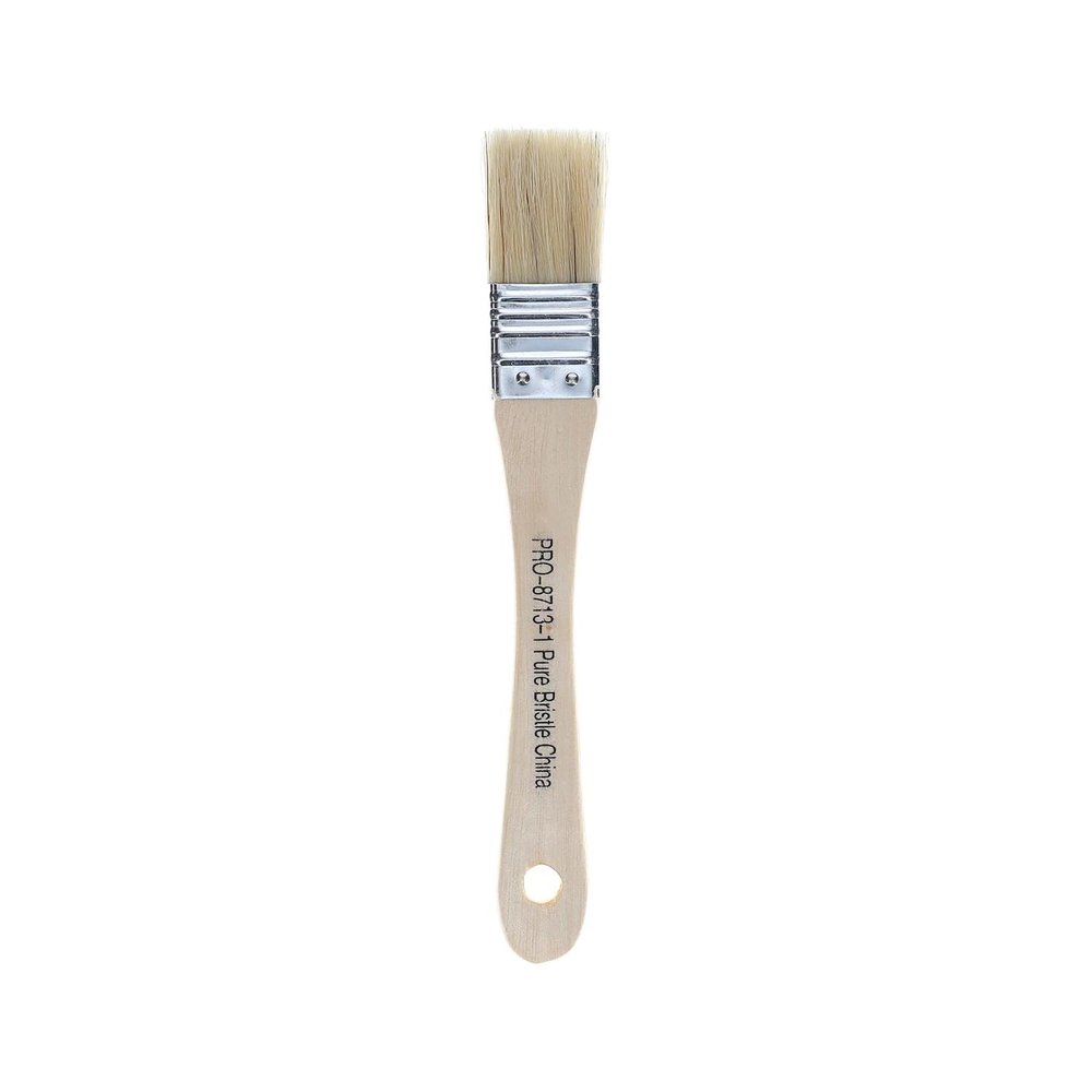 Pro Art Brush White Bristle Wide Wash 1x1.5