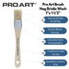 Pro Art Brush White Bristle Wide Wash 1x1.5 view 2
