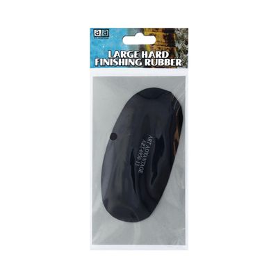 Art Advantage Finishing Rubber Large  4.25" Hard Rubber Tool for Shaping, Smoothing, and Refining Clay, Pottery, Ceramics, and Sculpting Projects