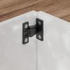 Hafele Keku Push-On Fitting Set - Bracket Connectors for False Front Panels, Cabinet Drawers, & Furniture (Screws Not Included) view 3