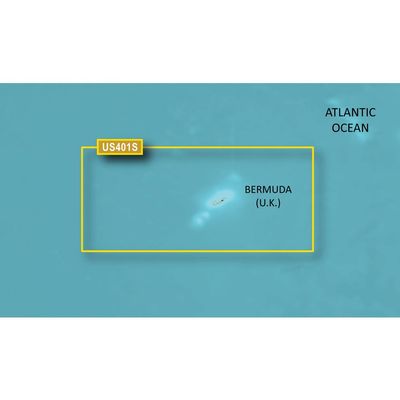 Garmin Bluechart G2 - HUS401S - Bermuda - Data Card