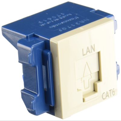 Panasonic Gutto Su CAT6 Data Modular Jack, biege