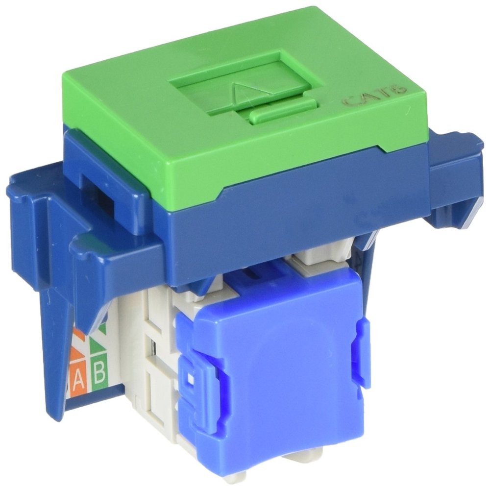 Panasonic Gutto Su CAT6 Data Modular Jack, green