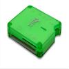 Connectland Spyker CL-CRD20016 6 slots Card Reader Reads SDHC Up to 32G with built-in USB Cable (Green) view 3
