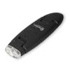 Connectland CL-USB-TORLT USB Rechargeable Torch with 1x USB Port Super Bright LED Torch with Book Clip and Notebook Clip view 2