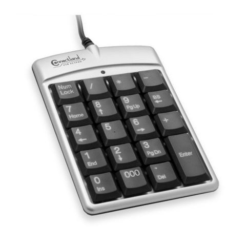 Connectland CL-USB-NUMHUB USB Numeric keypad with 2 Ports USB Hub