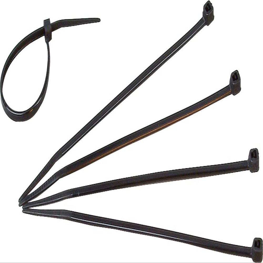 Kopp 328402098 Cable Ties, UV and Weather Resistant, 150 x 3.6 mm, Pack of 50, Black