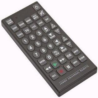 RoyalCraft Jumbo Universal Remote Controls Up to 8 Devices at Once.